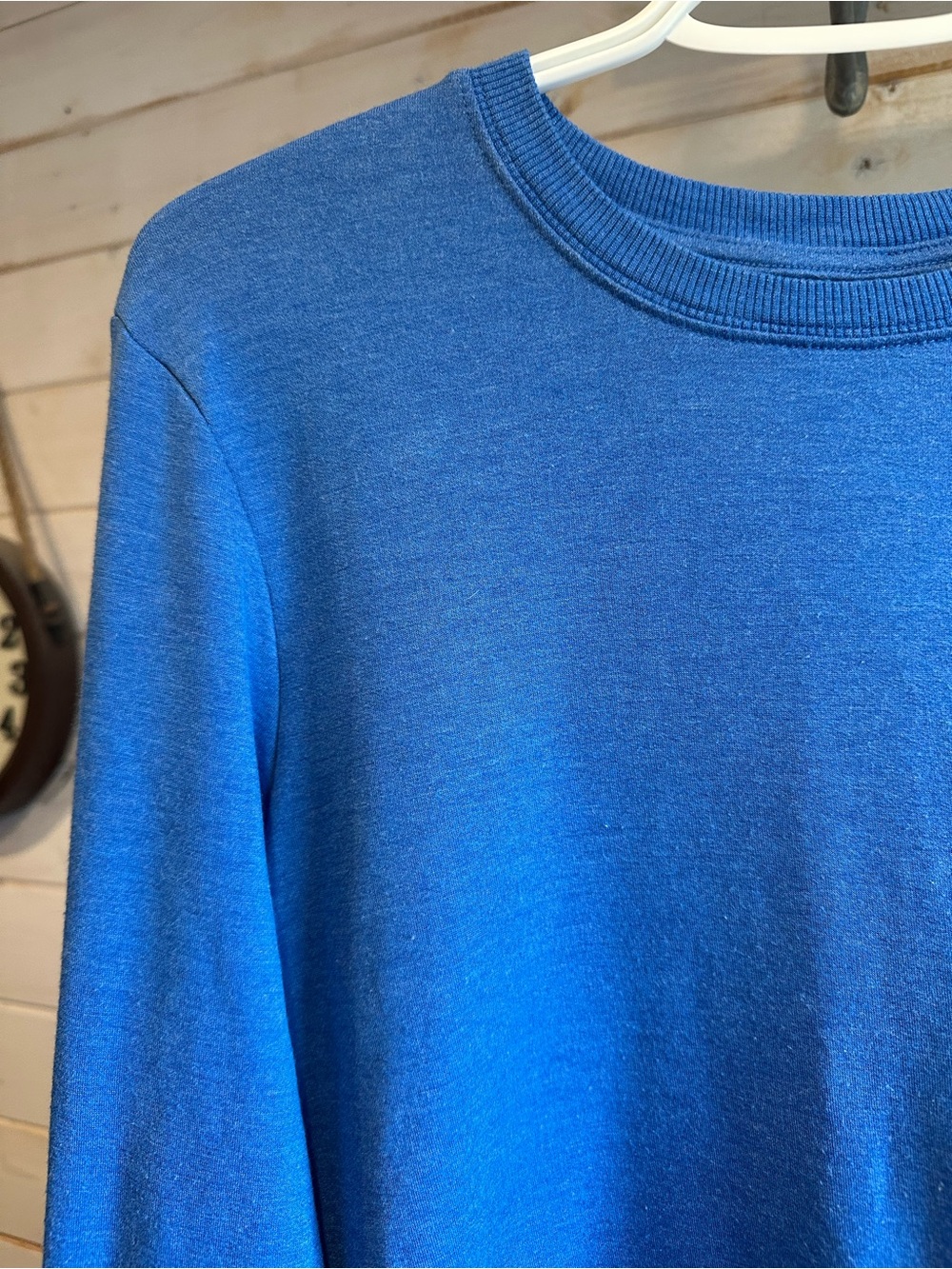 Hyba | Blue Long Sleeved Relaxed Fit Shirt - Picture 2 of 8